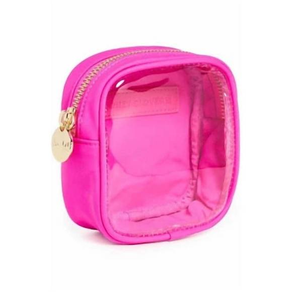 NEW STONEY CLOVER LANE classic mini pouch in bubblegum - Picture 2 of 2